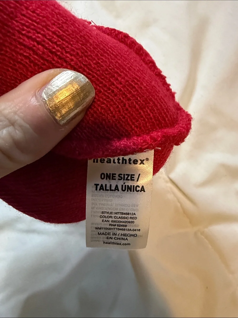 Healthtex Baby Red Knit Beanie Hat